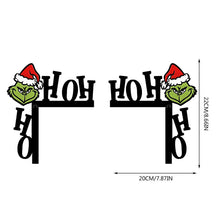 Load image into Gallery viewer, 🐸Grinch Holiday Door Corner🐸