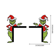 Load image into Gallery viewer, 🐸Grinch Holiday Door Corner🐸