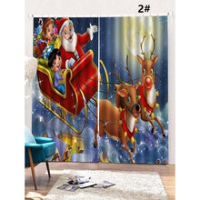 Load image into Gallery viewer, Christmas Window Curtains - 10 patterns