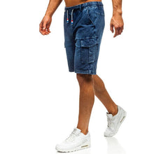 Load image into Gallery viewer, Men Fashion Denim Shorts