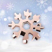 Load image into Gallery viewer, ❄️18-in-1 stainless steel snowflakes multi-tool❄️