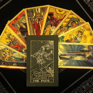 🎴Explore the Mystical World of Tarot Gold Foil Tarot