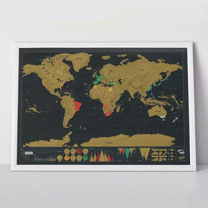 🌎Scratch Map of the World🗺️