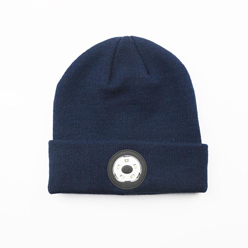 Bluetooth Beanie Hat with LED Headlight