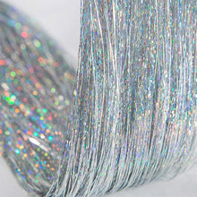 Load image into Gallery viewer, Sparkly Hair Tinsel Extension