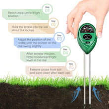 Load image into Gallery viewer, 3-in-1 Soil Tester Kits with Moisture