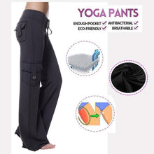 Load image into Gallery viewer, Elastic Eco-friendly Bamboo Yoga Pants