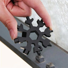 Load image into Gallery viewer, ❄️18-in-1 stainless steel snowflakes multi-tool❄️