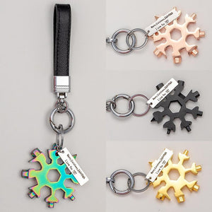 ❄️18-in-1 stainless steel snowflakes multi-tool❄️