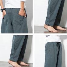 Load image into Gallery viewer, Men&#39;s Summer Casual Cotton Baggy Harem Pants