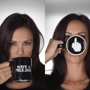 🖤Funny Middle Finger Mug