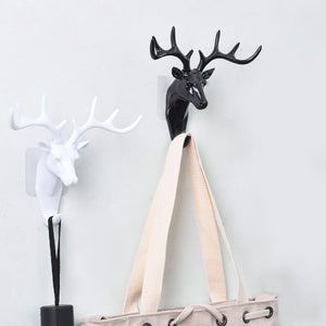 Deer Head Wall Hanging Hook