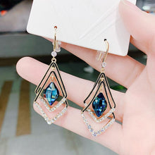 Load image into Gallery viewer, Square Rhombus Hoop Earrings for Women