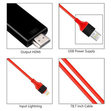 Load image into Gallery viewer, HDMI Monitor Adapter Cable for iPhone/Android To TV