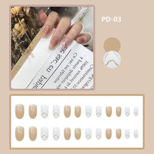 Load image into Gallery viewer, Full Cover Fake Nail Tips (24 PCs)