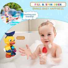 Load image into Gallery viewer, Duck Waterwheel Bath Toys