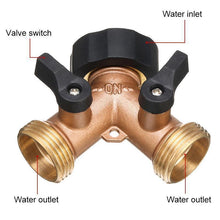 Load image into Gallery viewer, Garden Two-Way All Copper Ball Valve