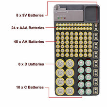 Load image into Gallery viewer, Battery Storage Organizer With Tester