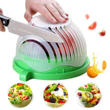 Load image into Gallery viewer, Hirundo Upgraded Salad Cutter Bowl, Green