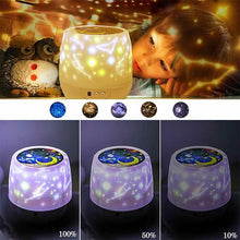 Load image into Gallery viewer, Multifunctional LED Night Light Star Projector Lamp, 5 Sets of Film