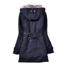 Load image into Gallery viewer, Ladies Winter Coat With Removable Faux Fur