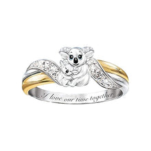 Load image into Gallery viewer, Creative Parent-child Bear Ring