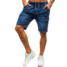 Load image into Gallery viewer, Men Fashion Denim Shorts