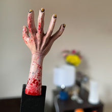 Load image into Gallery viewer, Halloween Ornaments Scary Hand Bookmark