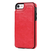 Load image into Gallery viewer, Leather Wallets Phone Case for iPhones, with card slots