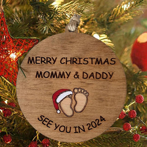 👣See You in 2024 Christmas Tree Ornament