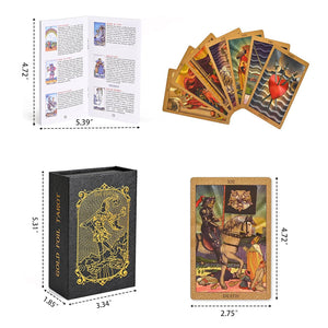 🎴Explore the Mystical World of Tarot Gold Foil Tarot