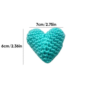 💜💙💗Pocket Hug Crocheted Heart Small Gift