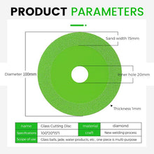 Load image into Gallery viewer, 4 Inch Glass Cutting Disc