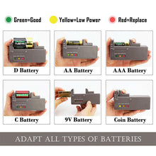 Load image into Gallery viewer, Battery Storage Organizer With Tester