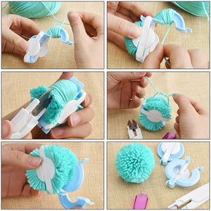 Multipurpose Pom-Pom Maker (1 Set)