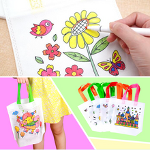 Load image into Gallery viewer, DIY Painting Non-Woven Bag for Children