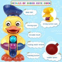 Load image into Gallery viewer, Duck Waterwheel Bath Toys