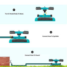 Load image into Gallery viewer, 360 Degree Automatic Rotating Sprinkler