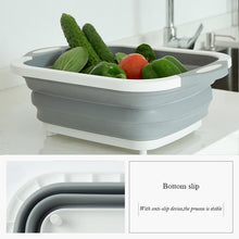 Load image into Gallery viewer, Portable Multi-function Collapsible Dish Tub