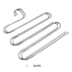 S-Shape Stainless Steel Clothes Hangers