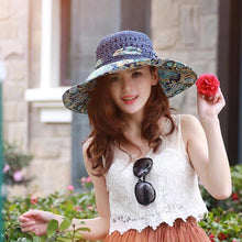 Load image into Gallery viewer, Fashion Hollow Printed Sun Hat