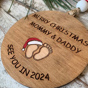 👣See You in 2024 Christmas Tree Ornament