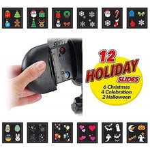 Load image into Gallery viewer, Christmas Halloween Home Decoration Projector Lights (12 Patterns)