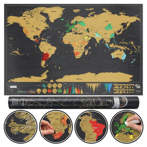 🌎Scratch Map of the World🗺️