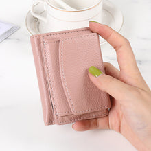 Load image into Gallery viewer, Women&#39;s Foldable Short Wallet