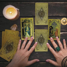 Load image into Gallery viewer, 🎴Explore the Mystical World of Tarot Gold Foil Tarot