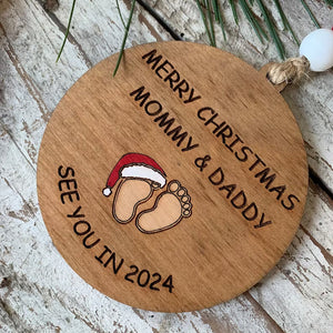 👣See You in 2024 Christmas Tree Ornament