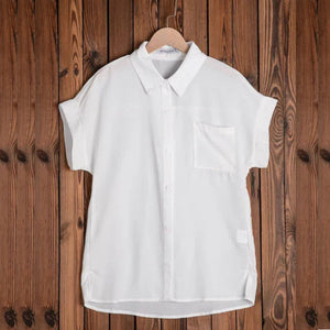 Women's Casual Short Sleeve Vintage Shirt