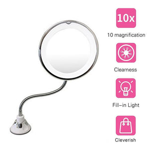 Hirundo Magnifying Makeup Mirror with LED Light