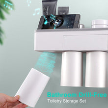 Load image into Gallery viewer, Practical Toothbrush Holder Set With Toothpaste Dispenser